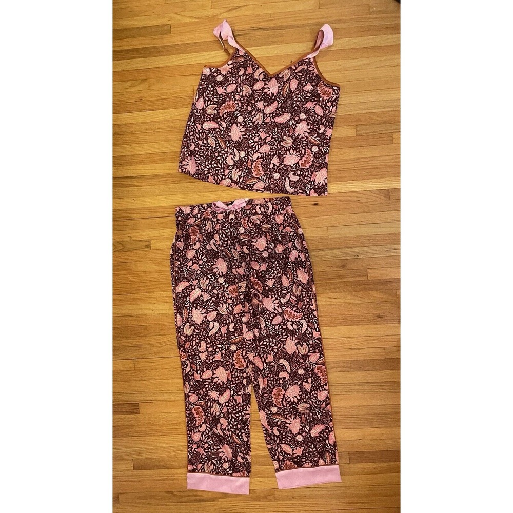 Ann Taylor Pajama Set Floral Romantic Boho Cottagecore